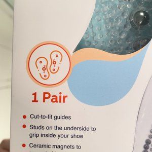 MINDINSOLE Flat Foot Insoles  - (1Pairs) Reflexology Insoles for Men and Women